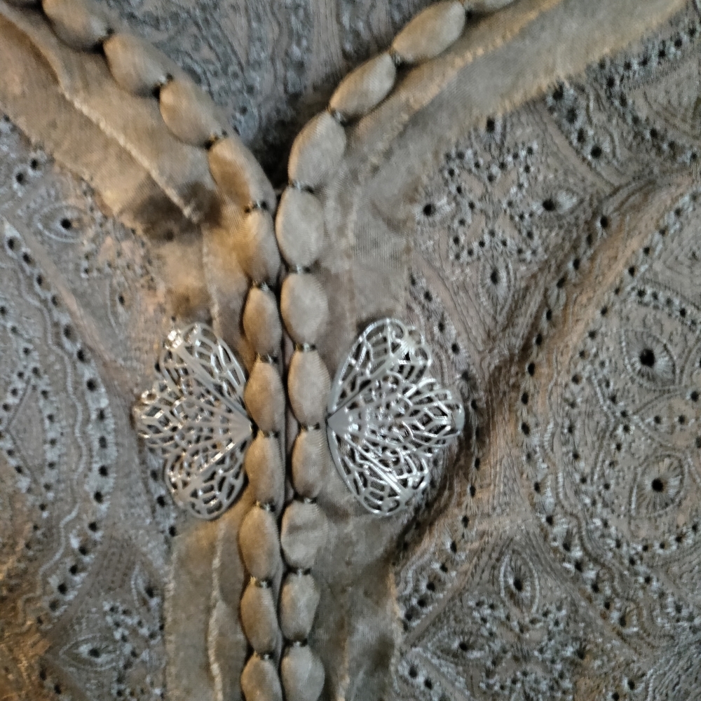 Elie Tahari Eyelet jacket - Picture 3 of 7